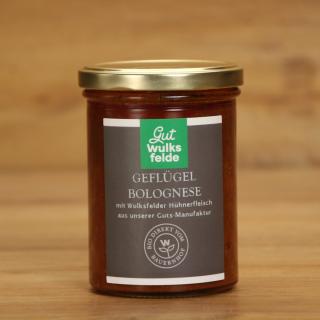 Geflügel Bolognese im Glas Wulksfelde