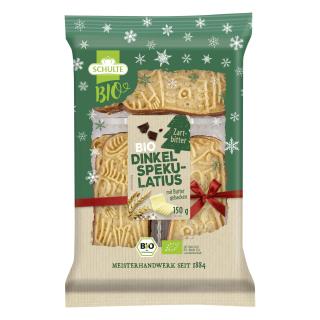 Dinkel Spekulatius, mit Zartbitter-Schokolade