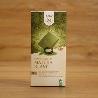 Matcha Blanc - Weiße Schokolade mit Matcha-Tee