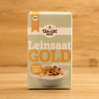 Gold Leinsaat geschrotet 200 g