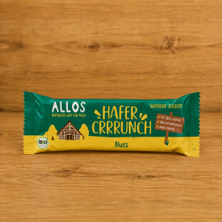 Hafercrrrunch Riegel mit Nüssen