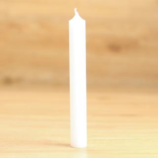 Stabkerze weiß 180x22 mm