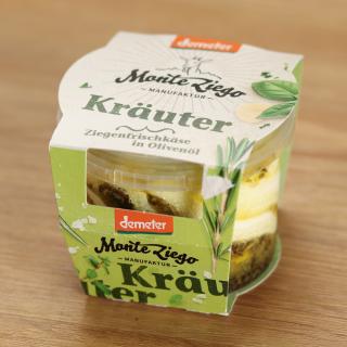 Ziegenfrischkäse in Olivenöl & Kräuter 45 % 115 g