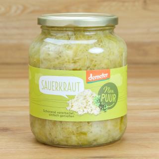 Sauerkraut im Glas