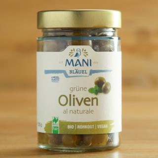Grüne Oliven al Naturale