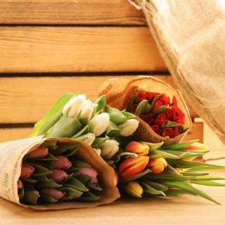 Tulpenstrauß div Farben 10 Stängel