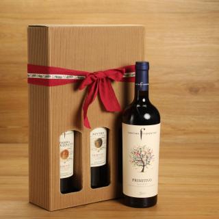 Geschenkbox Wein Trio rot