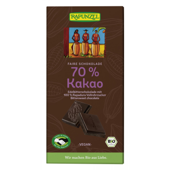 Edelbitter Schokolade 70% Kakao