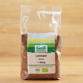 Leinsaat braun
