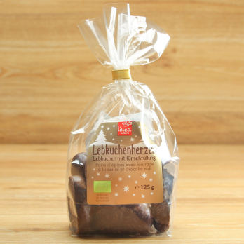 Lebkuchenherzen gefüllt 125 g