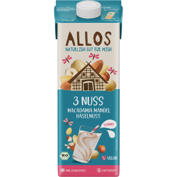 3 Nuss - Drink (Macadamia, Mandel, Haselnuss)