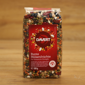 Bunte Hülsenfrüchte