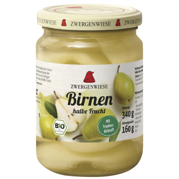 Birnen - halbe Frucht mit Traubendicksaft
