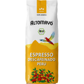 Espresso Bohne, entkoffeiniert