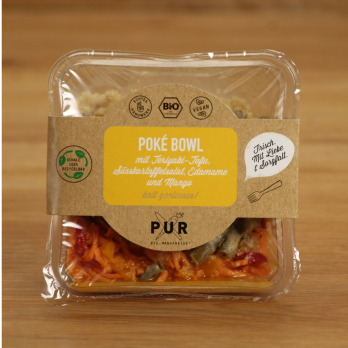 Poké Bowl mit Teriyaki-Tofu, Süßkartoffelsalat