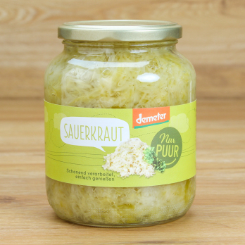 Sauerkraut im Glas