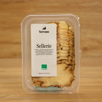 Sellerie, gereift, geräuchert, geschnitten