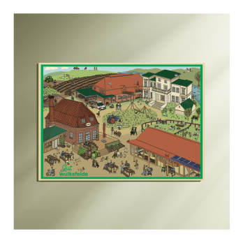 Wulksfelder Wimmelbild Poster