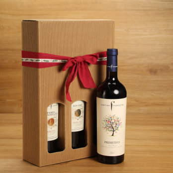 Geschenkbox Wein Trio rot