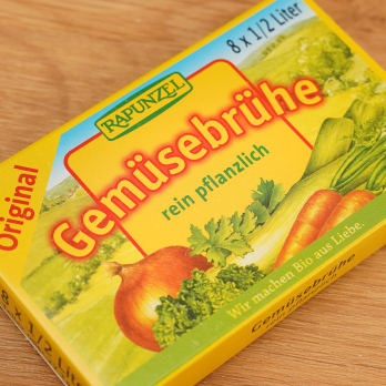Gemüse-Brühwürfel mit Bio-Hefe