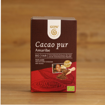 Kakao Amaribe stark entöltes, feines Kakaopulver