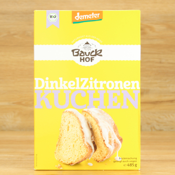 Dinkel Zitronenkuchen Backmischung
