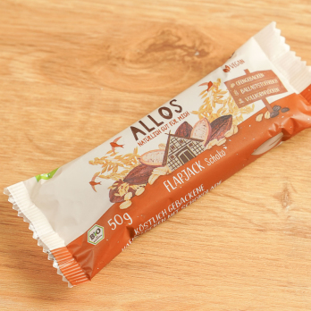 Hafer Flapjack Schoko