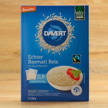 Basmatireis weiß im Kochbeutel
