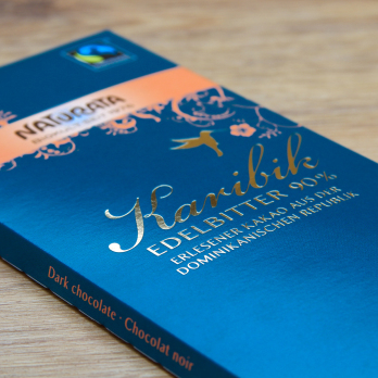 Edelbitter Schokolade Karibik 90%