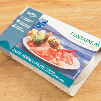 Heringsfilets in Paprika Chilli Creme