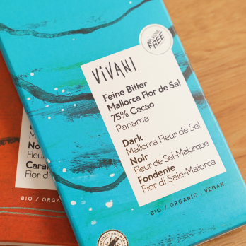 Schokolade Feine Bitter Mallorca Flor de Sal 75% Cacao Panama