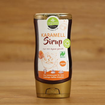 Karamellsirup aus Agavendicksaft