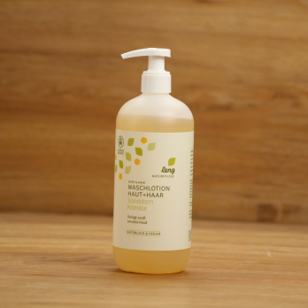 Lenz Waschlotion Haut & Haar Sanddorn Kamille