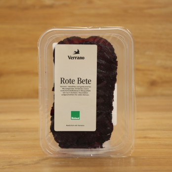 Rote Bete, gereift, geräuchert, geschnitten