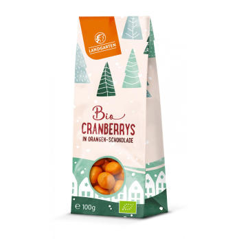 Cranberrys in Orangen-Schokolade, Fairtrade