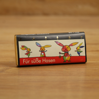 Für süße Hasen - Schokobiene